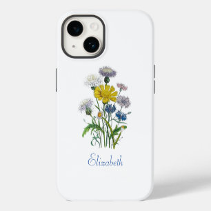 Personalized Cornflowers iPhone 14 Case