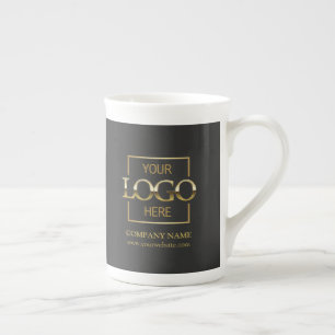 Personalized Corporate Company Logo Employee Gift Bone China Mug