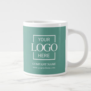 Personalized Corporate Company Logo Employee Gift Large Coffee Mug