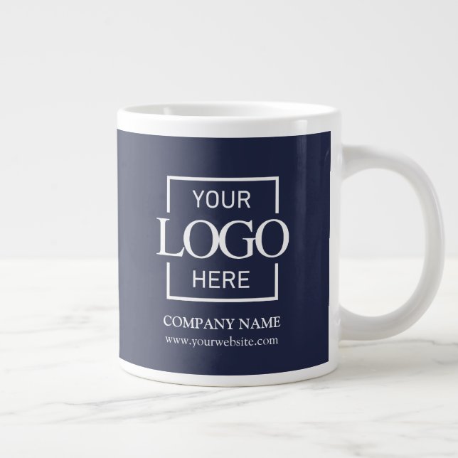 Personalized Corporate Company Logo Employee Gift Large Coffee Mug (Right)