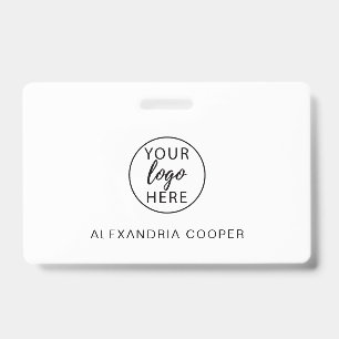 Personalized Corporate Employee Company Logo Badge