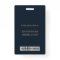Personalized Corporate Employee Gold Blue ID