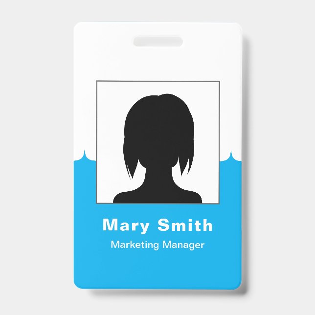 Personalized Corporate Employee ID Badge (Front)