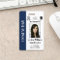 Personalized Corporate Employee ID Badge Blue