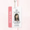 Personalized Corporate Employee ID Badge Pink