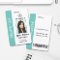 Personalized Corporate Employee ID Badge Teal