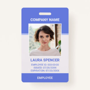 Personalized Corporate Employee Photo ID Badge