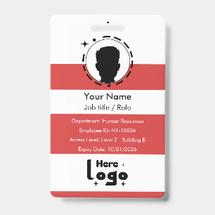 Personalized Corporate ID Badge