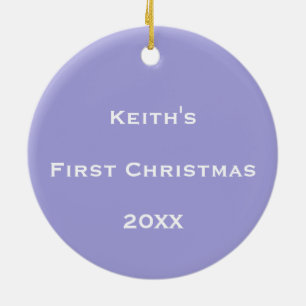 Personalized Cosmic Bubble Flow Ceramic Ornament