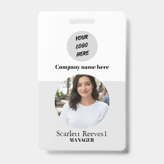 Personalized costom Corporate Employee Business lo Badge