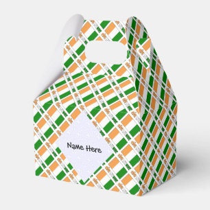 Personalized Côte d'Ivoire Ivory Coast Flag Tiled  Favor Box