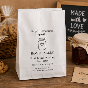 Personalized Cottage Food Packaging for Cookies Favour Bag