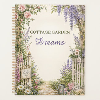 Personalized Cottage Garden Dreams Planner