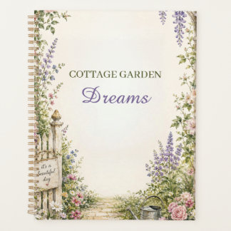 Personalized Cottage Garden Dreams Planner