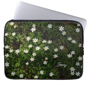 Personalized Cottagecore and Wildflower  Laptop Sleeve