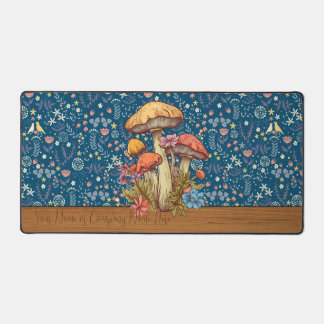 Personalized Cottagecore Mushroom XL Deskmat V4