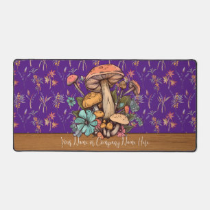 Personalized Cottagecore Mushroom XL Deskmat V6