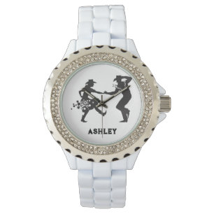 Personalized country and western dancing watch