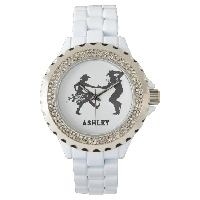 Personalized country and western dancing  watch (Front)