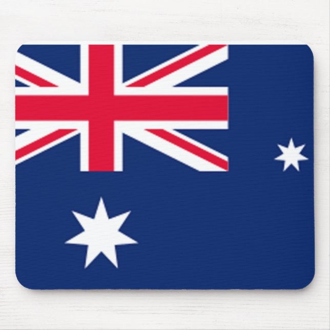 Personalized Country Flag Australia Aussie Mouse Pad (Front)