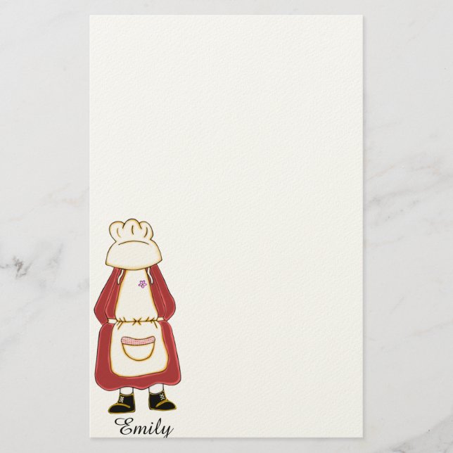 Personalized Country Girl Stationery (Front)