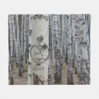 Personalized Country Rustic Carved Heart