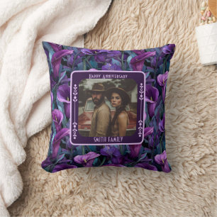 Personalized Couple 2ND Anniversary Throw Pillow