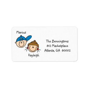 Personalized Couple Address Labels