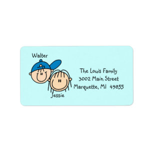 Personalized Couple Address Labels