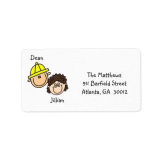 Personalized Couple Address Labels