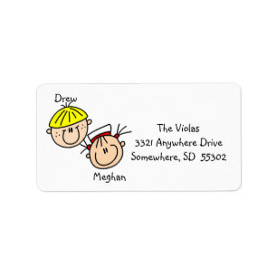Personalized Couple Address Labels