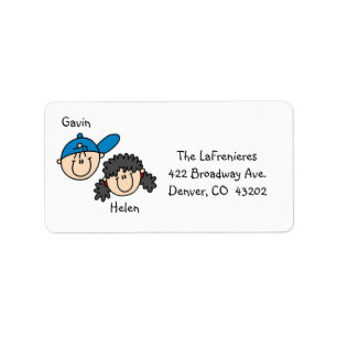 Personalized Couple Address Labels