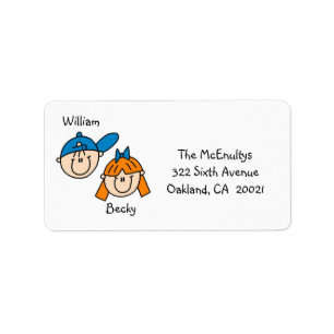 Personalized Couple Address Labels