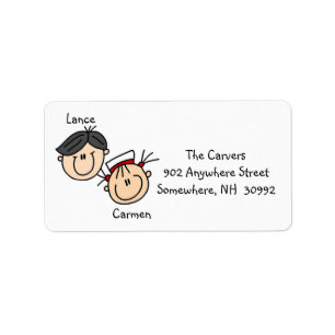 Personalized Couple Address Labels