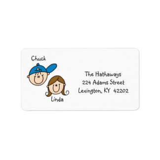Personalized Couple Address Labels