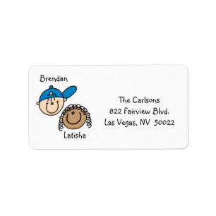 Personalized Couple Address Labels