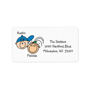 Personalized Couple Address Labels