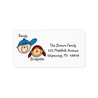 Personalized Couple Address Labels