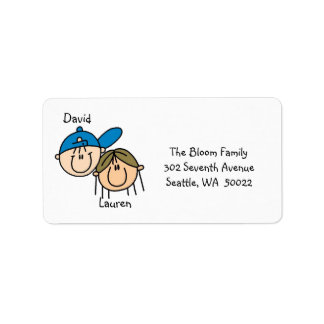 Personalized Couple Address Labels