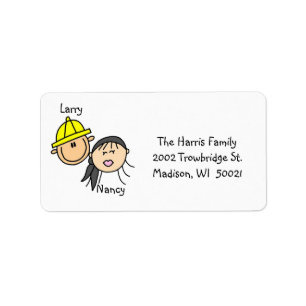 Personalized Couple Address Labels