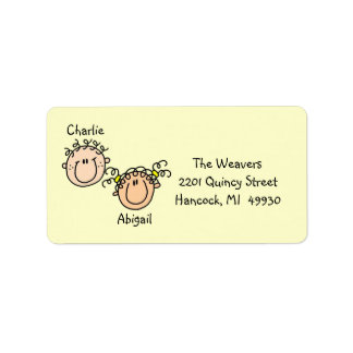 Personalized Couple Address Labels