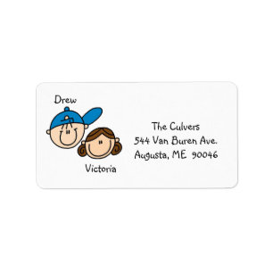 Personalized Couple Address Labels