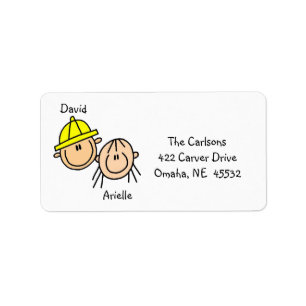 Personalized Couple Address Labels
