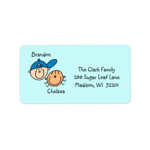 Personalized Couple Address Labels