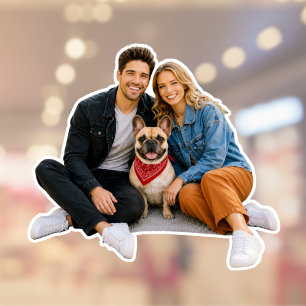 Personalized Couple Cutout Photo