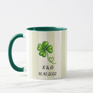 Personalized Couple Mug | Custom Initials & Date
