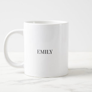 Personalized Couple Name Mug Minimal His and Her