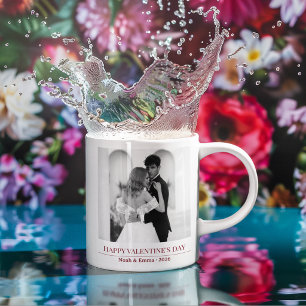 Personalized Couple Names & Year - Elegant Photo  Coffee Mug