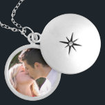 Personalized Couple Photo Locket Necklace<br><div class="desc">Gorgeous Personalized Couple Photo Locket Necklace. Add your special photo to personalize. Great gift for loved ones on valentines day or other special occasions. We invite you to visit our Zazzle store, Simon & Grace, to discover matching products and more. Sample photo attribution : Photography © Storytree Studios, Stanford, CA...</div>