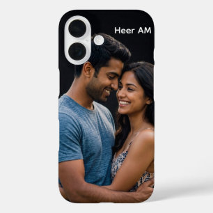 Personalized Couple Photo & Name Case